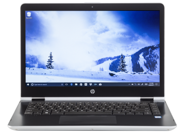 لپتاپ استوک کارکرده Hp pavilion x360 14m-ba013dx core i3 7th ram 6gb ssd 256gb 14inch touch 2-in-1