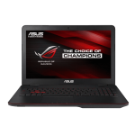 لپتاپ استوک کارکرده Asus gl551j core i7 4th ram 16gb ssd 512gb vga 2gb 15.6inch