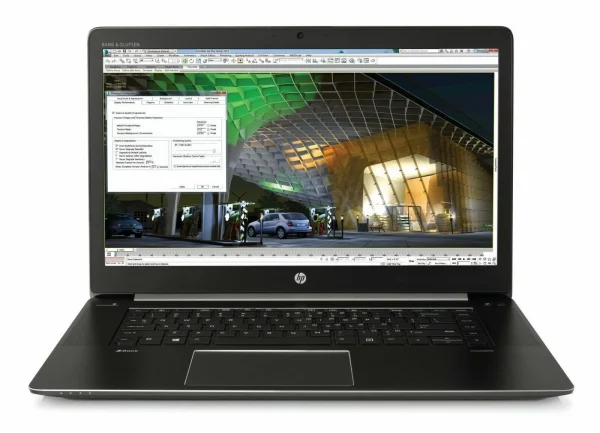 لپتاپ استوک کارکرده Hp zbook studio g3 core i7 6th ram 16gb ssd 512gb 15.6 inch vga 4gb
